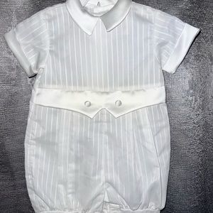C. I. Castro Infant Tux Romper SZ 3 mo New